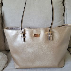 Michael Kors Rose gold tote